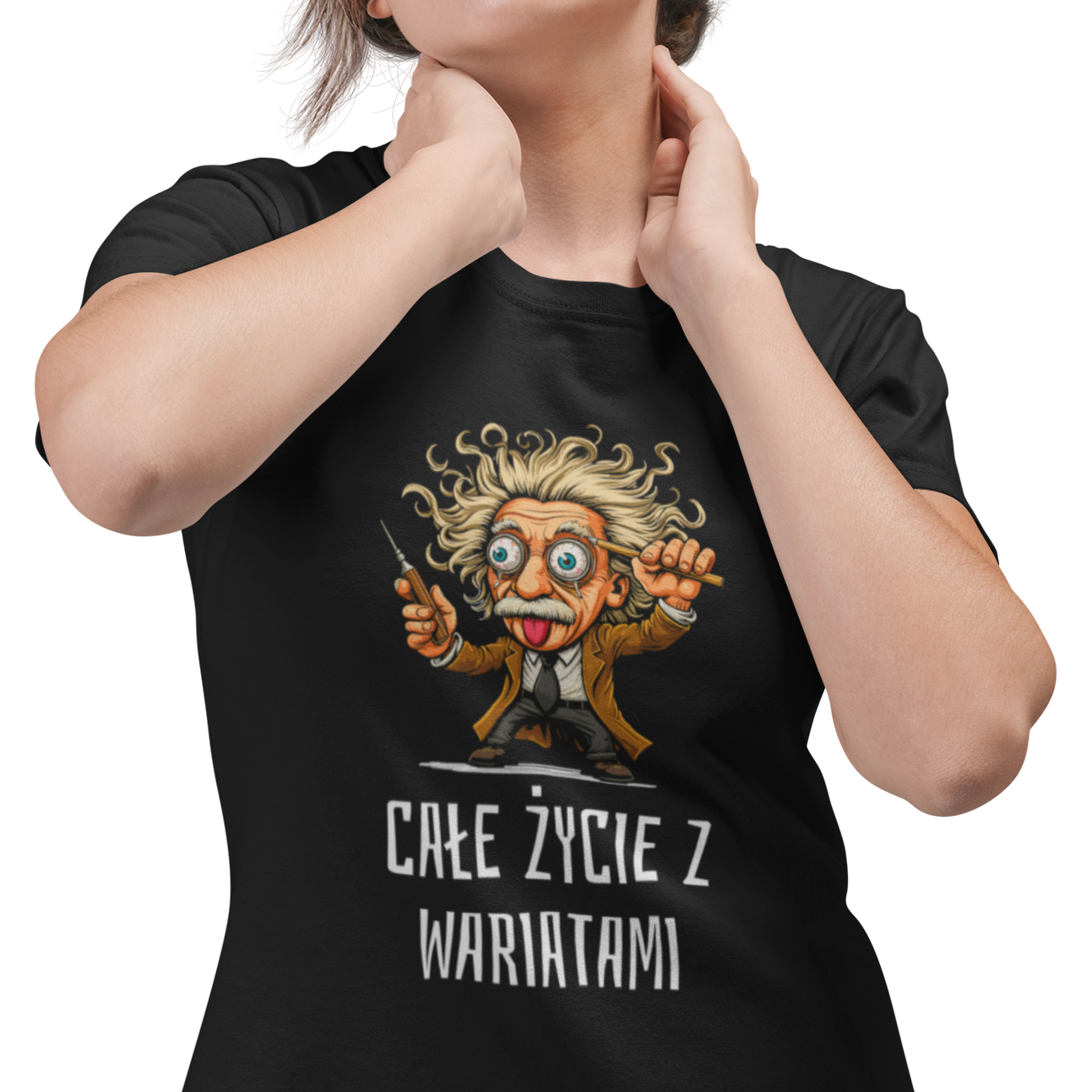 koszulka damska całe życie z&nbsp;wariatami