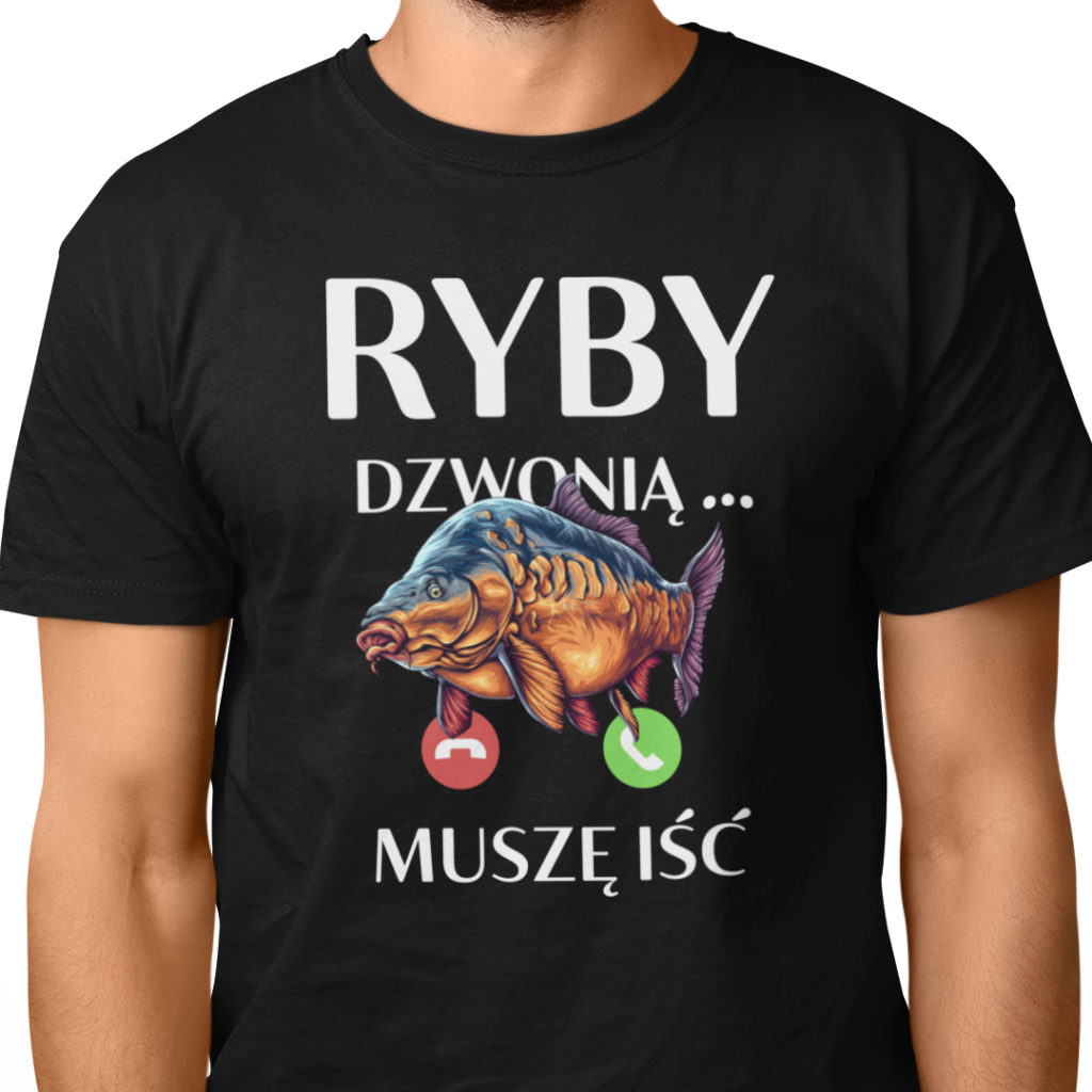 koszulka ryby dzwonią karp