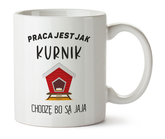praca jest jak kurnik prezent dla pracownika