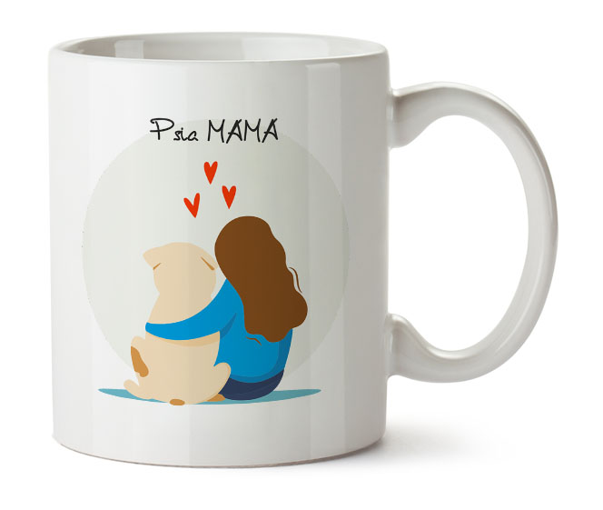 kubek dla psiej mamy, psia mama