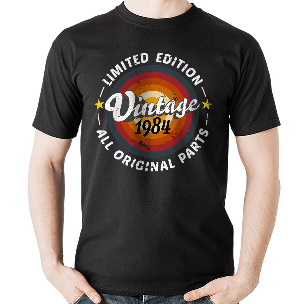 koszulka premium na 40 50 60 urodziny wz&oacute;r retro vintage