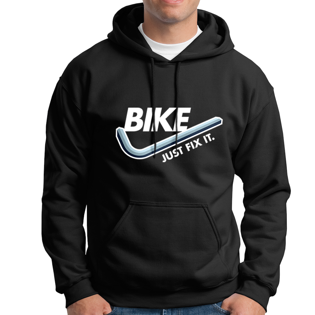 bluza rowerowa unisex bike just fix it prezent dla rowerzysty kolaża mtb miłośnik roweru