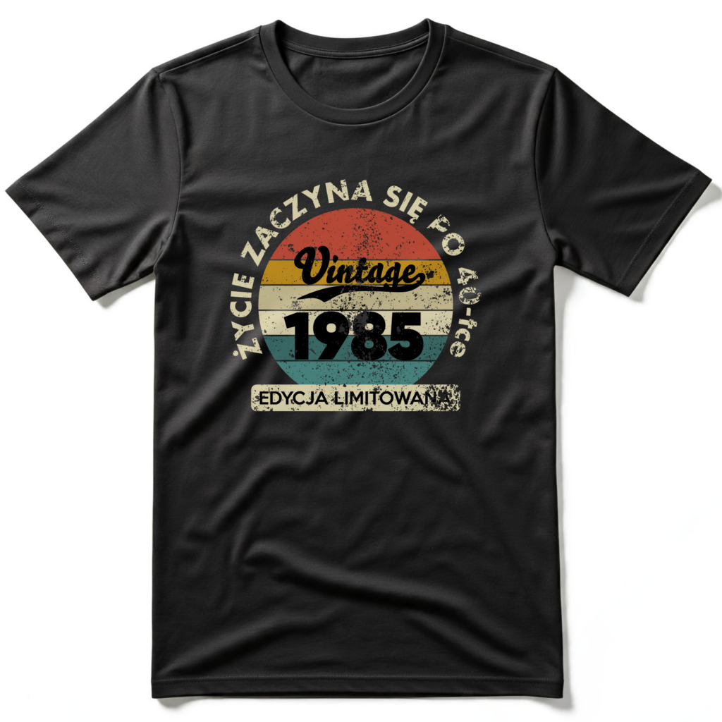 koszulka vintage 1985 na 40 urodziny retro