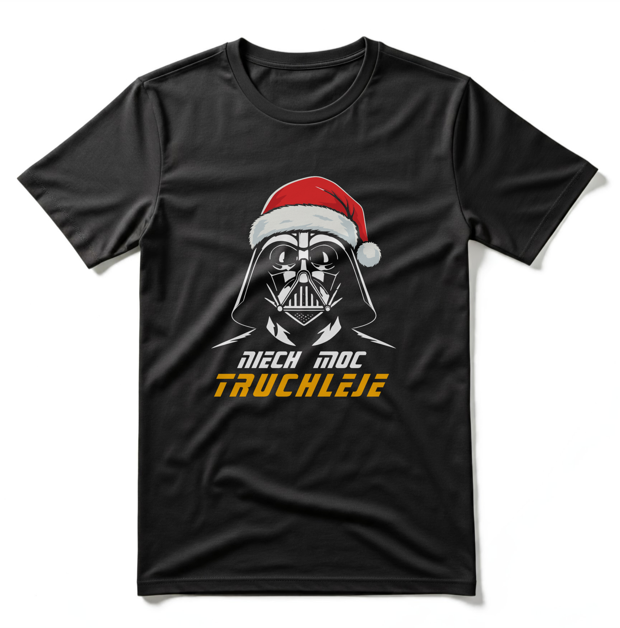 koszulka świąteczna star wars niech moc truchleje vader