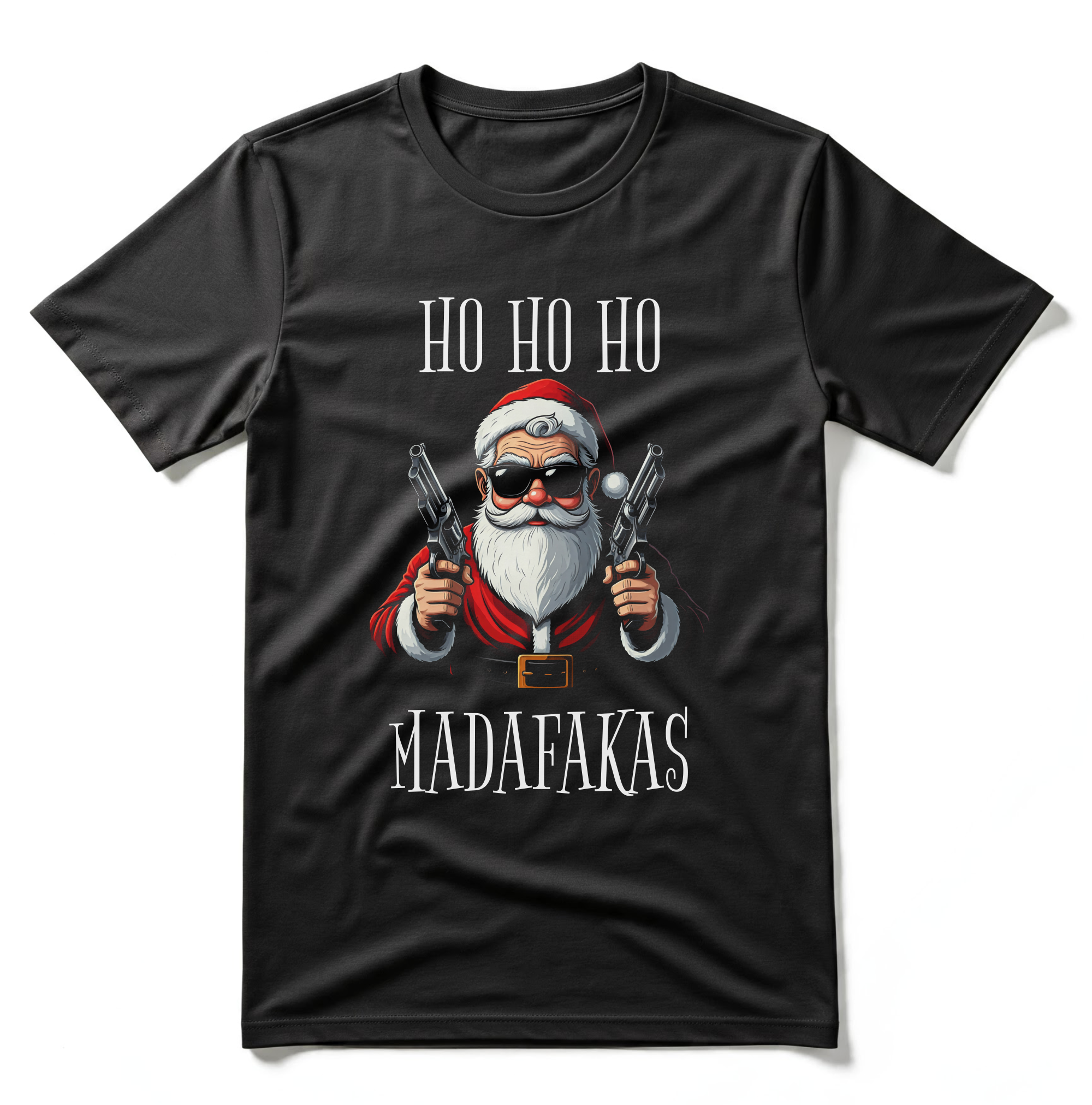 koszulka prezent na mikołaja mikołajki z&nbsp;mikołajem ho ho ho madafakas