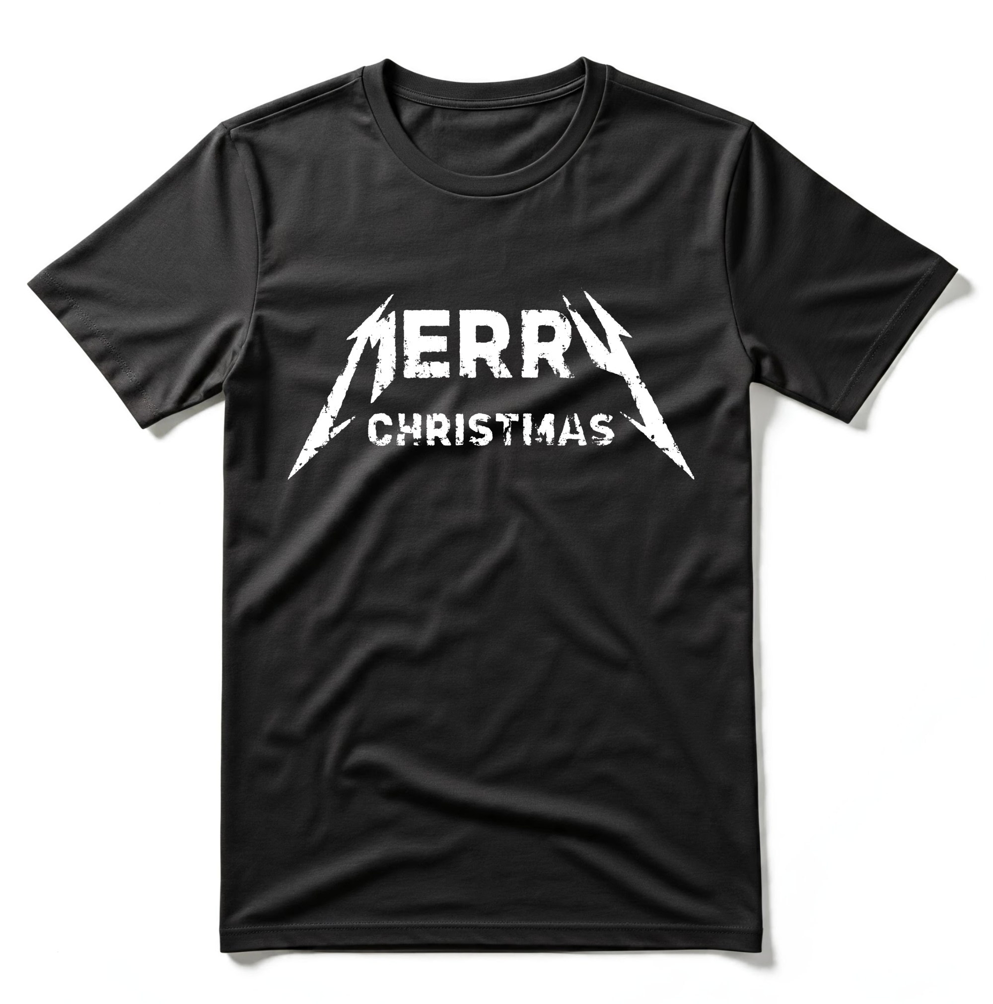 koszulka merry christmas w&nbsp;stylu mettalica dla metala rockowa prezent