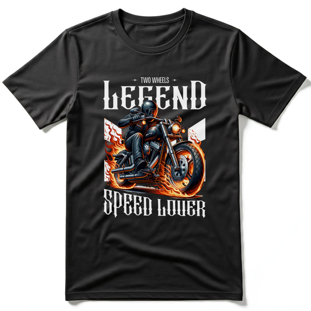 legend speed lover lubię zapierdalać koszulka na motor z&nbsp;motorem