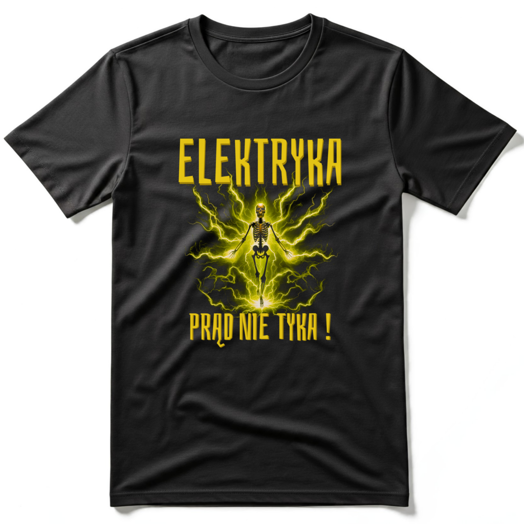 koszulka na prezent dla elektryka, elektryk